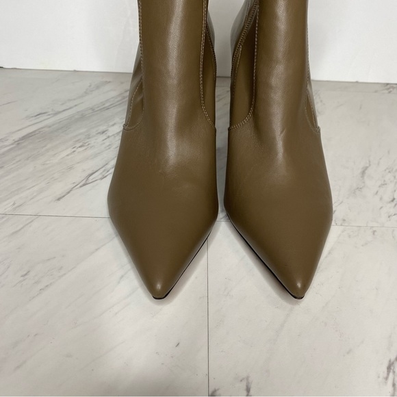 Franco Sarto Avana Faux Leather Pointy Toe Heeled Bootie 10M - Picture 10 of 14